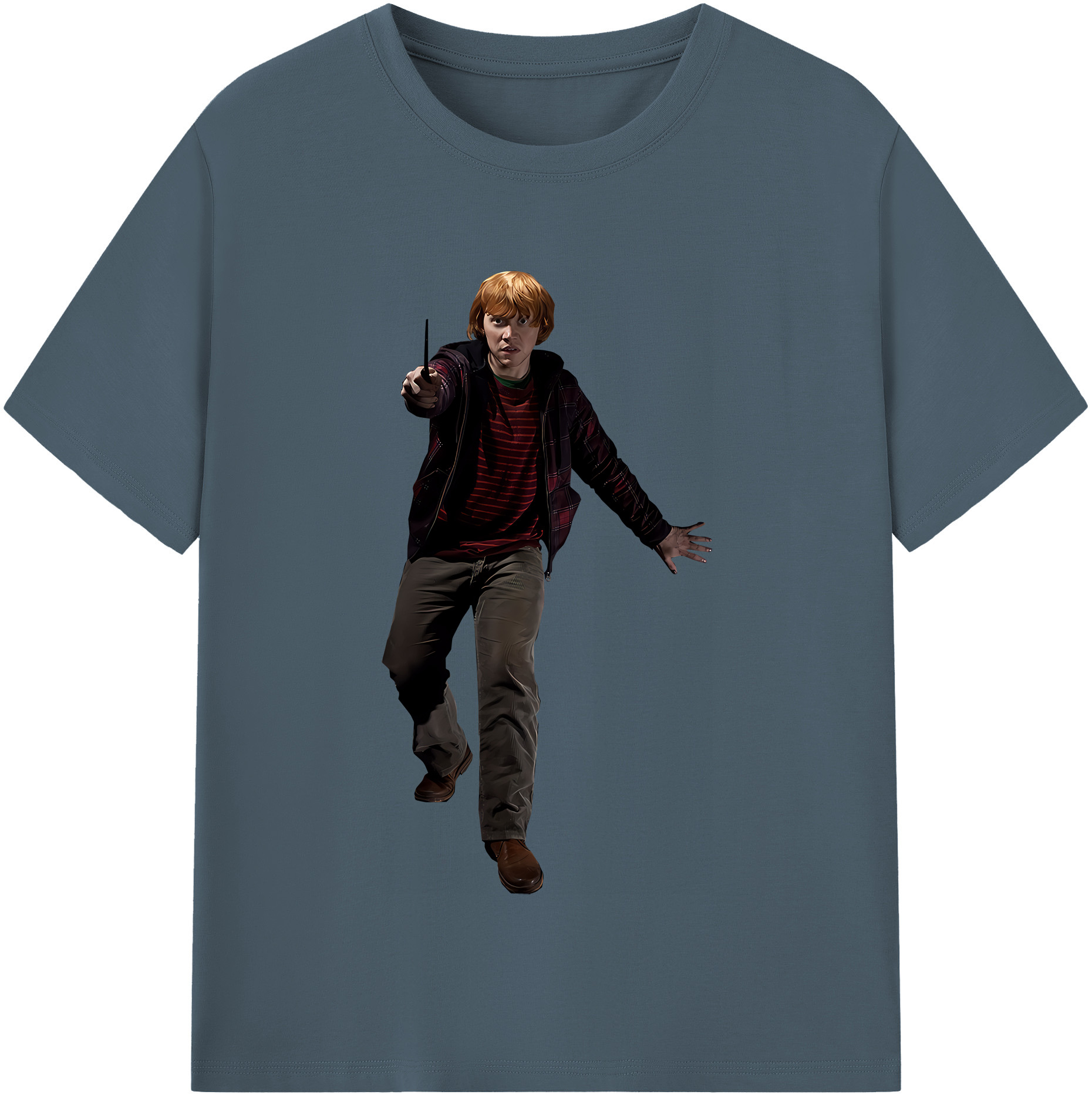 （画像用） Harry Potter ハリー・ポッターシリーズ 綿100％半袖Tシャツ（フロントプリント）